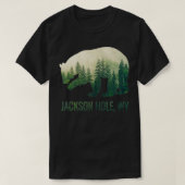 Jackson Hole Beer State of Wyoming Pacific NW Wild T-shirt (Design voorkant)