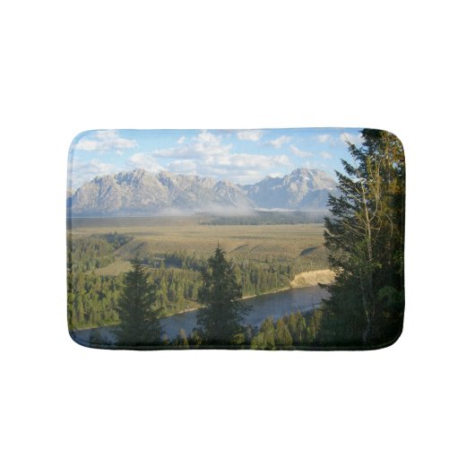 Jackson Hole-bergen en -rivier Badmat (Voorkant)