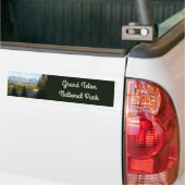 Jackson Hole-bergen en rivier Bumpersticker (Op Truck)