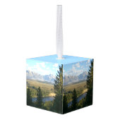 Jackson Hole-bergen en rivier Decoratie (Achter hoekig)