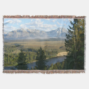 Jackson Hole-bergen en rivier Deken