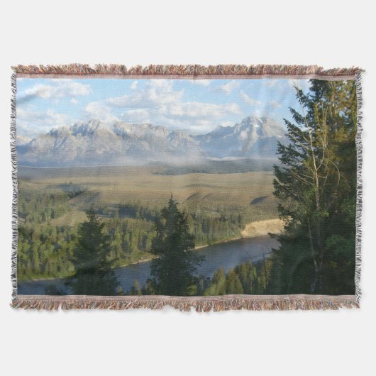 Jackson Hole-bergen en rivier Deken (Voorkant)