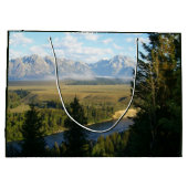 Jackson Hole-bergen en -rivier Groot Cadeauzakje (Achterkant)