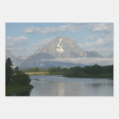 Jackson Hole-bergen en rivier Inpakpapier Vel (Voorkant 2)