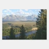 Jackson Hole-bergen en rivier Inpakpapier Vel (Voorkant)