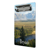 Jackson Hole-bergen en -rivier Mini Klembord (Angled2)