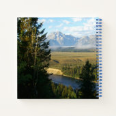 Jackson Hole-bergen en rivier Notitieboek (Achterkant)