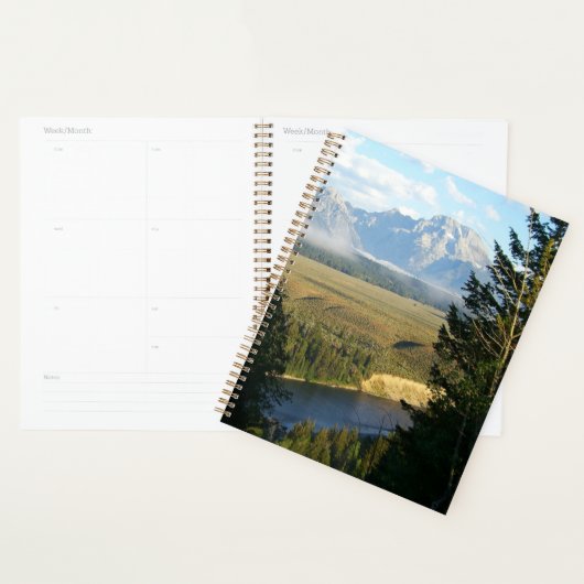 Jackson Hole-bergen en -rivier Planner (Display)