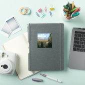 Jackson Hole-bergen en -rivier Sticker (iPad Cover)