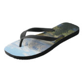 Jackson Hole-bergen en rivier Teenslippers (Schuin)