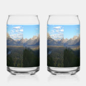 Jackson Hole-bergen (Grand Teton National Park) Blikvorm Glas (Links)
