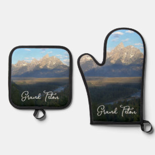 Jackson Hole-bergen (Grand Teton National Park) Ovenwant & Pannenlap Set