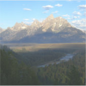 Jackson Hole-bergen (Grand Teton National Park) Sticker (Voorkant)