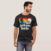 Jackson Hole Bigfoot Mountains Essential T-Shirt (Voorkant volledig)