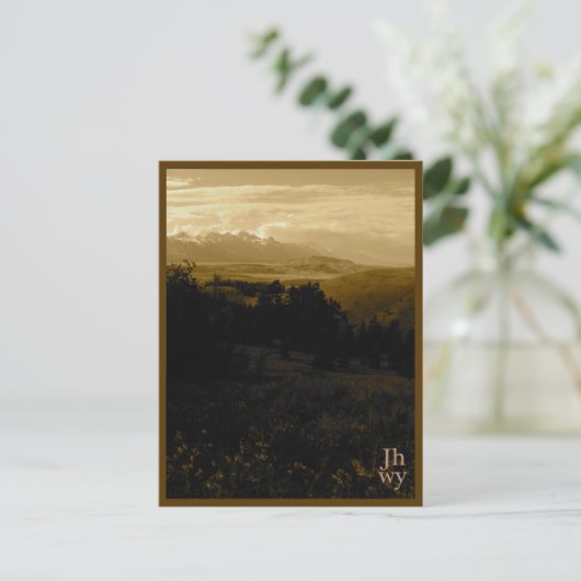 Jackson Hole briefkaart fotoserie (Staand voorkant)