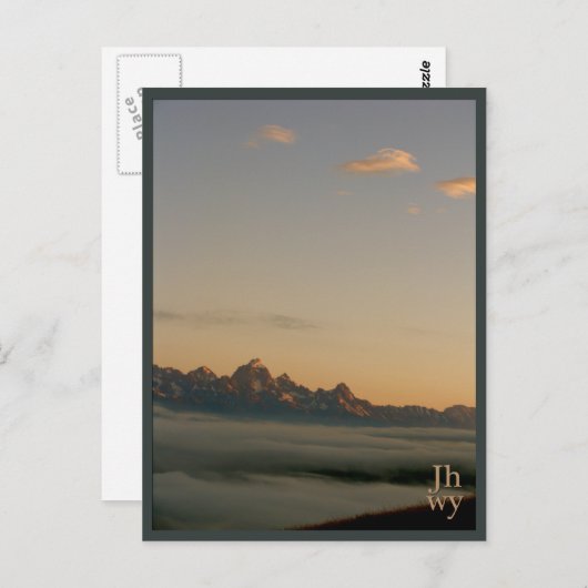 Jackson Hole fotoserie 2 briefkaart (Voorkant / Achterkant)