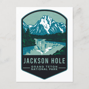 Jackson Hole Grand Teton National Park Briefkaart