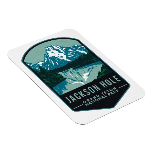 Jackson Hole Grand Teton National Park Magneet (Rechterzijde)
