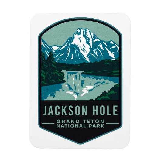 Jackson Hole Grand Teton National Park Magneet (Verticaal)