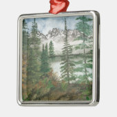 Jackson Hole Jenny Lake Metalen Ornament (Links)