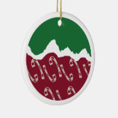 Jackson Hole Kerstmis Keramisch Ornament (Rechts)