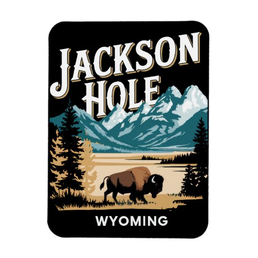 Jackson Hole Magneet (Verticaal)