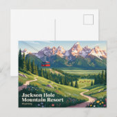 Jackson Hole Mountain Resort VS Briefkaart (Voorkant / Achterkant)