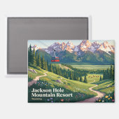 Jackson Hole Mountain Resort VS Magneet (Voorkant / Achterkant)