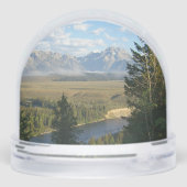 Jackson Hole Mountains and River Sneeuwbol (Achterkant)