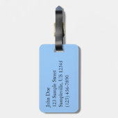 Jackson Hole Mountains en River Bagagelabel (Achterkant verticaal)