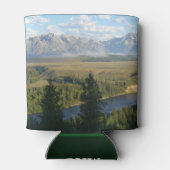 Jackson Hole Mountains en River Blikjeskoeler (Achterkant)