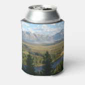 Jackson Hole Mountains en River Blikjeskoeler (Blikje Achterkant)