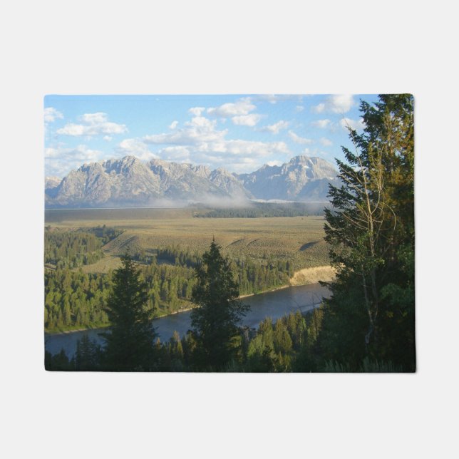 Jackson Hole Mountains en River Deurmat (Voorkant)