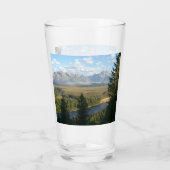 Jackson Hole Mountains en River Glas (Achterkant)