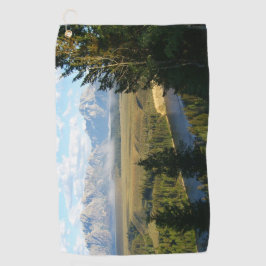 Jackson Hole Mountains en River Golfhanddoek