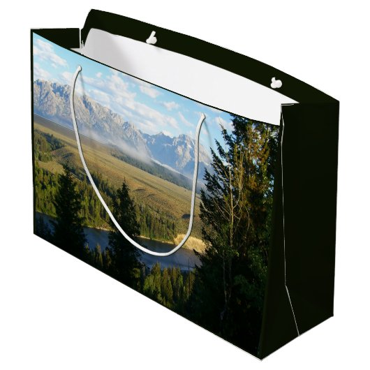 Jackson Hole Mountains en River Groot Cadeauzakje (Achterkant Gekanteld)