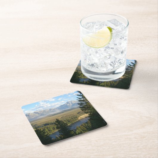 Jackson Hole Mountains en River Kartonnen Onderzetters (Insitu)