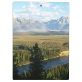 Jackson Hole Mountains en River Klembord (Achterkant)