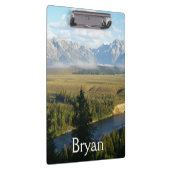 Jackson Hole Mountains en River Klembord (Rechts)