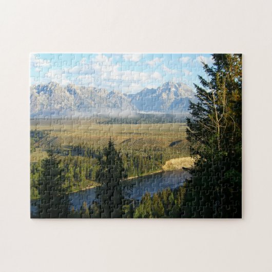 Jackson Hole Mountains en River Legpuzzel (Horizontaal)