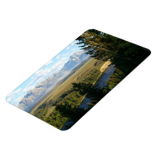 Jackson Hole Mountains en River Magneet (Linkerzijde)