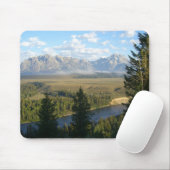 Jackson Hole Mountains en River Muismat (Met muis)