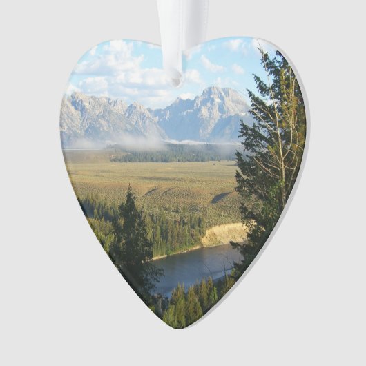 Jackson Hole Mountains en River Ornament (voorkant)
