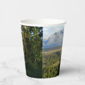 Jackson Hole Mountains en River Papieren Bekers (Rechts)