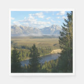 Jackson Hole Mountains en River Servet (Voorkant)