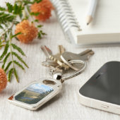 Jackson Hole Mountains en River Sleutelhanger (Zijkant)