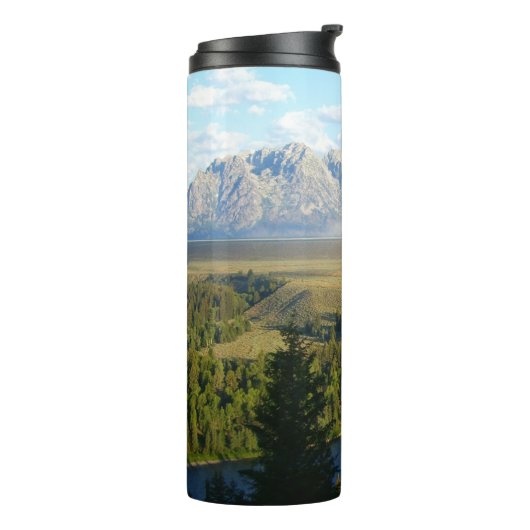 Jackson Hole Mountains en River Thermosbeker (Gedraaid links)