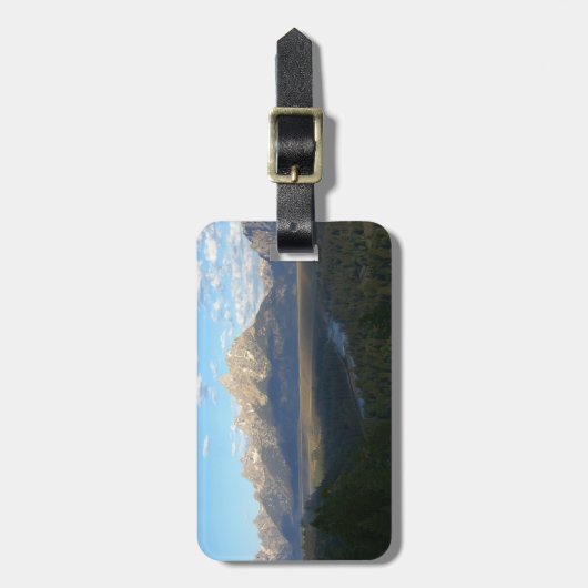 Jackson Hole Mountains (Nationaal Park Grand Teton Bagagelabel (Voorkant verticaal)