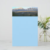 Jackson Hole Mountains (Nationaal Park Grand Teton Briefpapier (Staand voorkant)