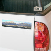Jackson Hole Mountains (Nationaal Park Grand Teton Bumpersticker (Op Truck)